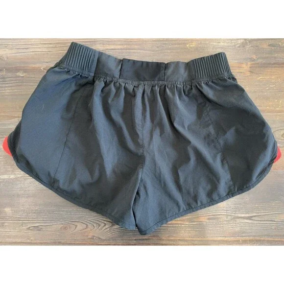 Nike Dri Fit Shorts Women's Size Med Black Running Athletic Fitness - Picture 4 of 6